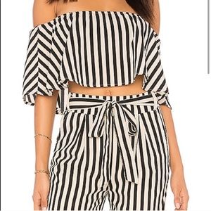 REVOLVE AMUSE SOCIETY Shoulder crop top